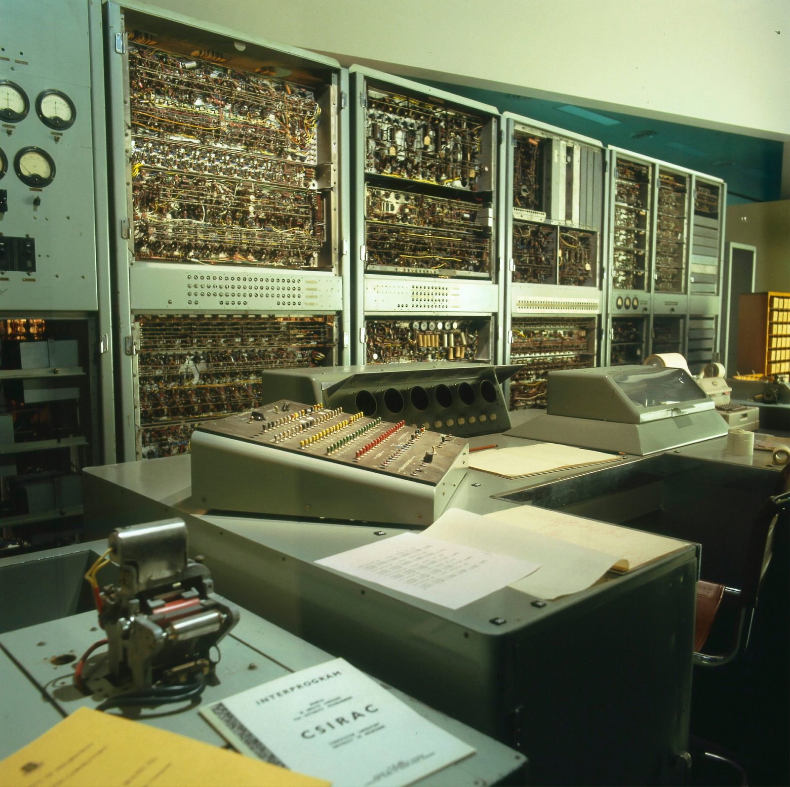 classic gray computer components on desk